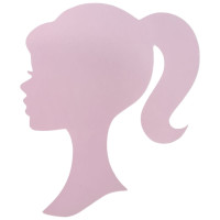 Barbie busto rosa bebe.(de 1 a 10 und)