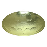 Logo batman Dourado.(1 a 10 un)