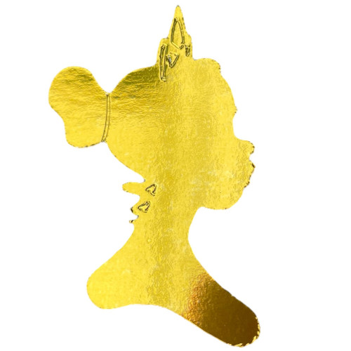 Princesa Tiana busto dourado