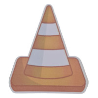 Cone de construção.(de 1 a 10 und)