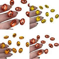 Chaton oval 10x14mm base irregular  (10un)