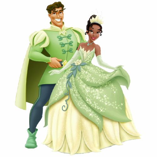 Princesa tiana e principe