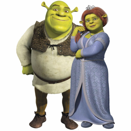 Shrek e fiona (1 a 10un)