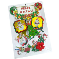 Topo de bolo natal (und)