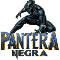 Pantera Negra logo.(1 a 10 un)